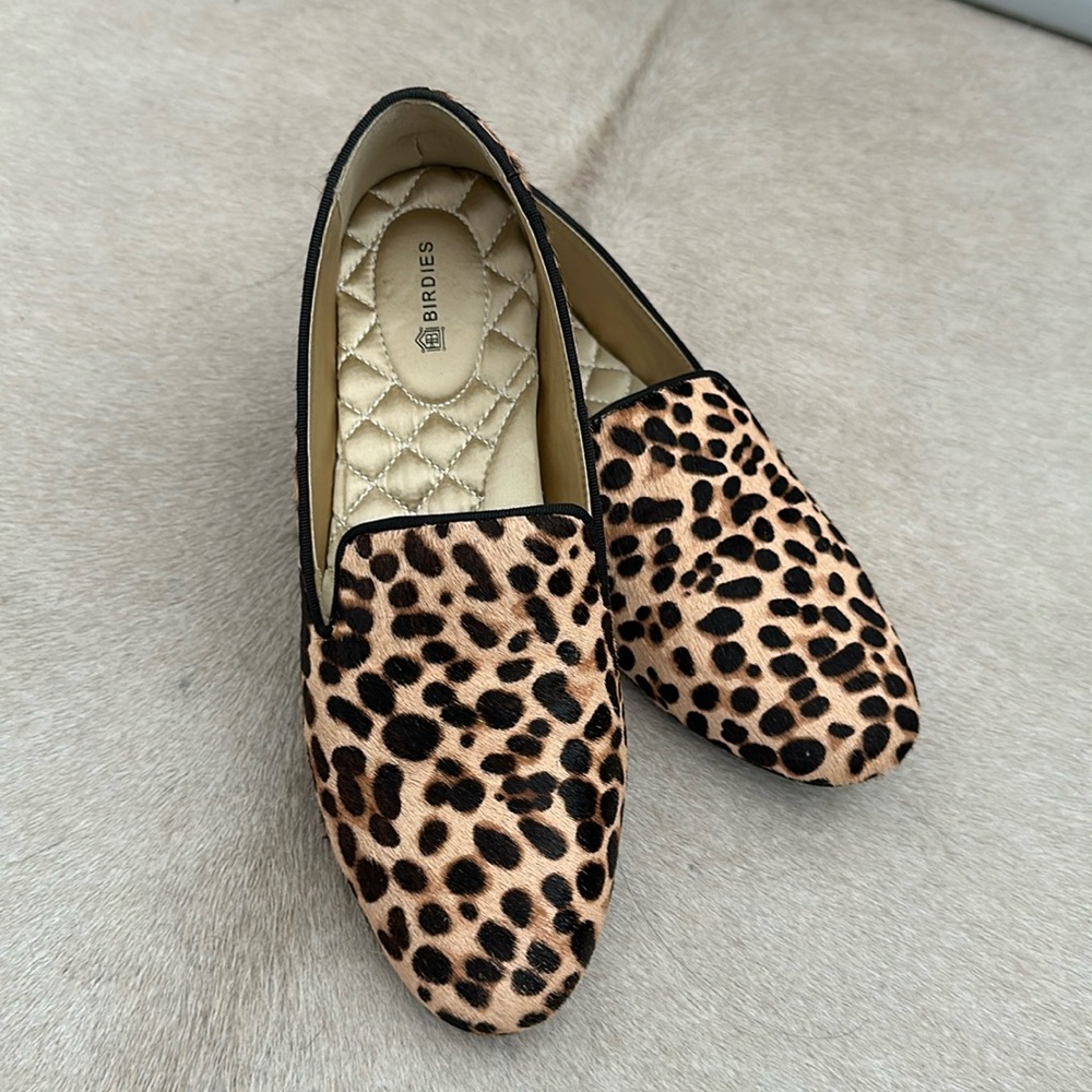 Birdies Starling in Cheetah Calf Hair sz 7.5